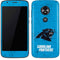 NFL Carolina Panthers Distressed Alternate Moto E5 Play Skin
